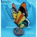 Tiffany Style solar Lighted Glass Butterfly Sculpture